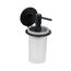 Seifenspender 'Bivio' Glas schwarz 150 ml