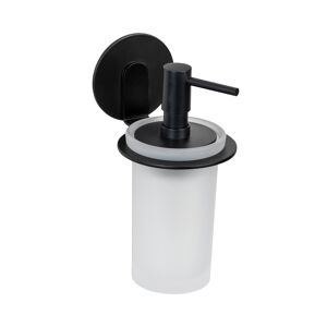 Seifenspender 'Bivio' Glas schwarz 150 ml