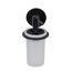 Seifenspender 'Bivio' Glas schwarz 150 ml