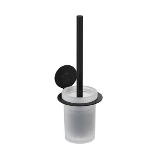 WC-Garnitur 'Bivio' Aluminium schwarz matt