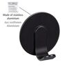 Handtuchhaken-Set 'Uno Bivio' Aluminium schwarz 3-teilig