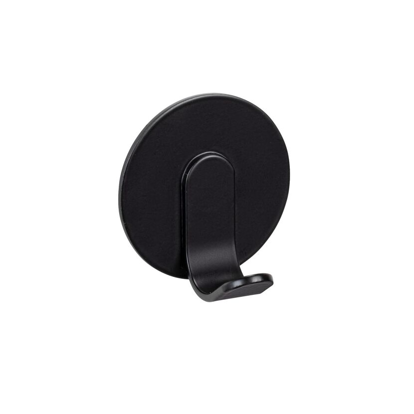Handtuchhaken-Set 'Uno Bivio' Aluminium schwarz 3-teilig
