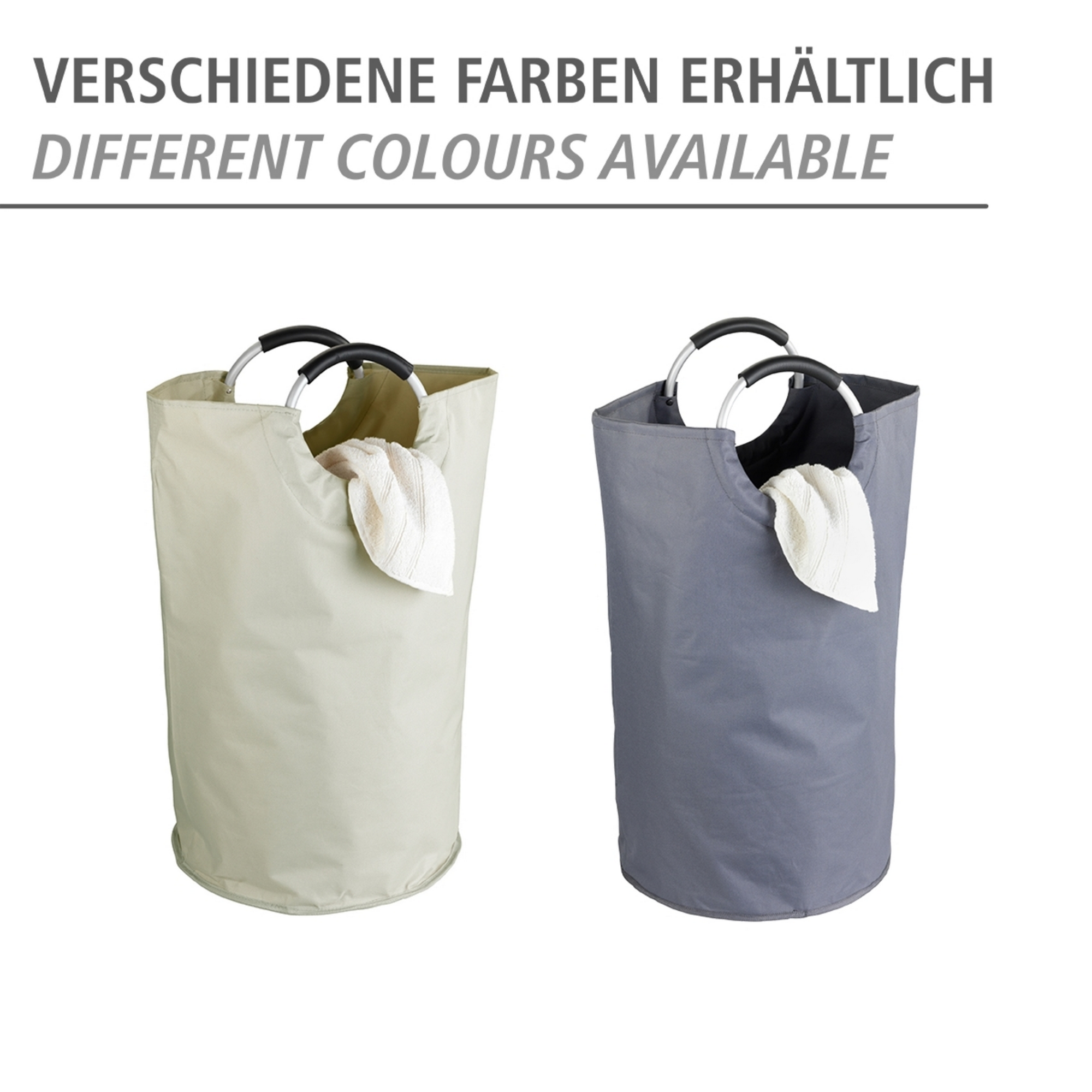 Wäschesammler 'Jumbo' anthrazit 38 x 72 x 38 cm 69 l