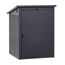 Mülltonnenbox Stahl anthrazit 104 x 134 x 101 cm