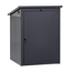 Mülltonnenbox Stahl anthrazit 104 x 134 x 101 cm