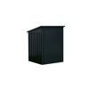 Mülltonnenbox Stahl anthrazit 104 x 134 x 101 cm