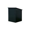 Mülltonnenbox Stahl anthrazit 104 x 134 x 101 cm