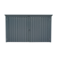 Mülltonnenbox Stahl anthrazit 233 x 134 x 101 cm