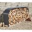 Holzunterstand mit Flachbogen 212 x 40 x 111 cm