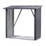 Kaminholzregal L anthrazit 163 x 89 x 154 cm