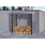 Kaminholzregal L anthrazit 163 x 89 x 154 cm
