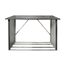 Kaminholzregal XL anthrazit 217 x 89 x 154 cm