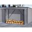 Kaminholzregal XL anthrazit 217 x 89 x 154 cm