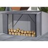 Kaminholzregal XL anthrazit 217 x 89 x 154 cm