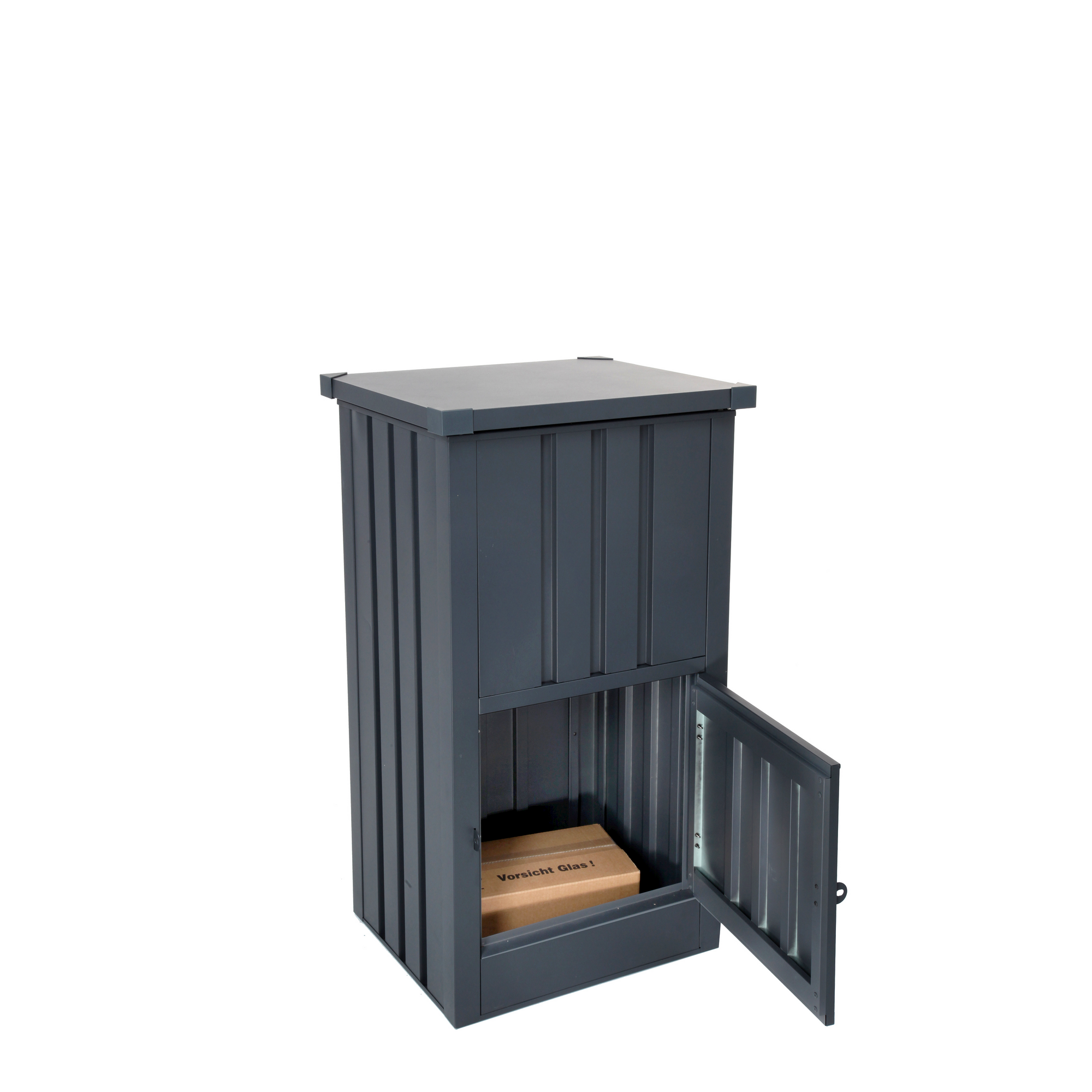 Paketbox anthrazit  63 x 109 x 20 cm