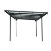 Carport anthrazit 299 x 496 x 226 cm