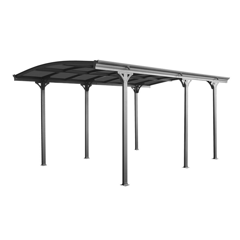 Carport anthrazit 300 x 505 x 238 cm