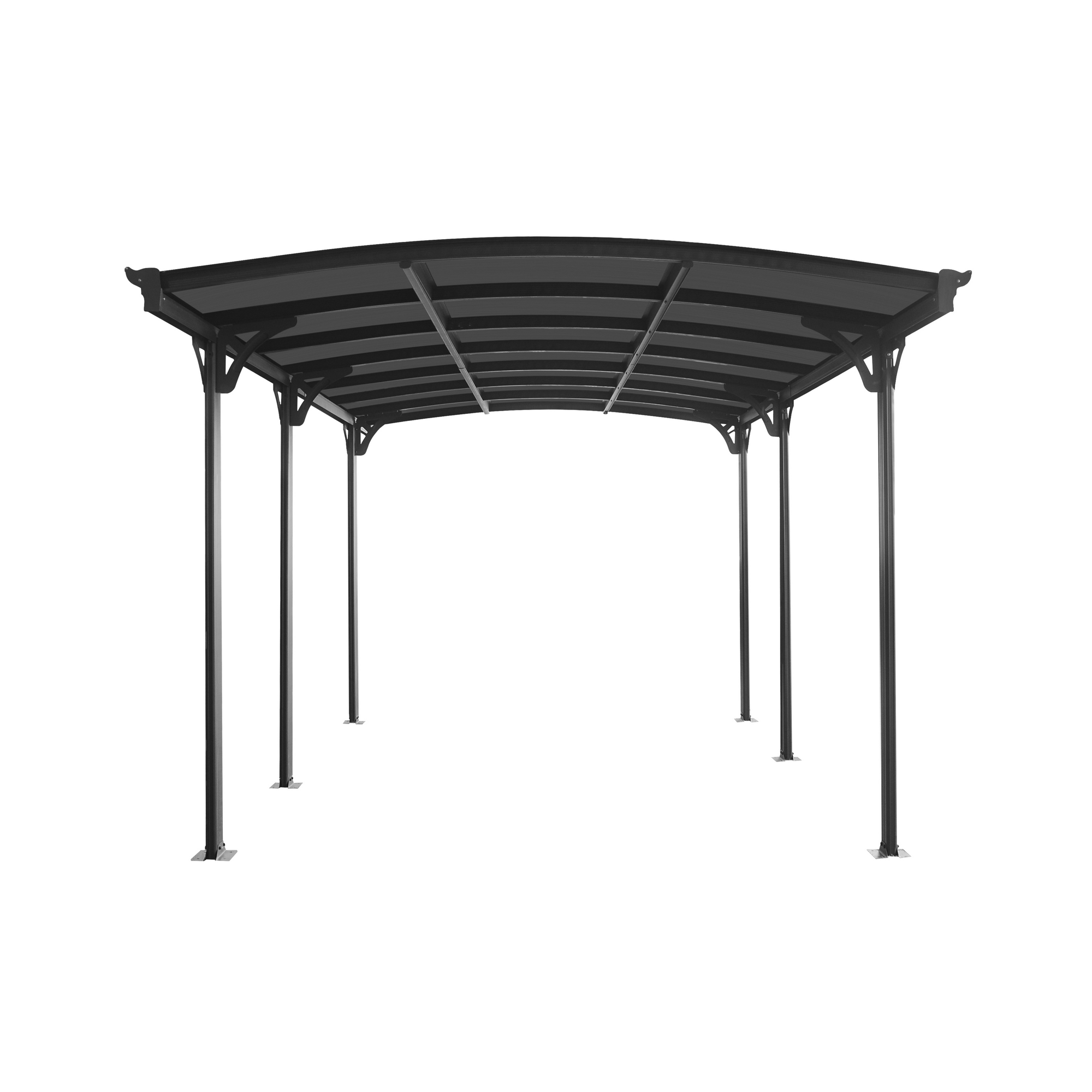 Carport anthrazit 300 x 505 x 238 cm