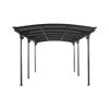Carport anthrazit 300 x 505 x 238 cm