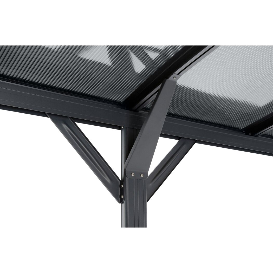 Carport anthrazit 300 x 505 x 219 cm