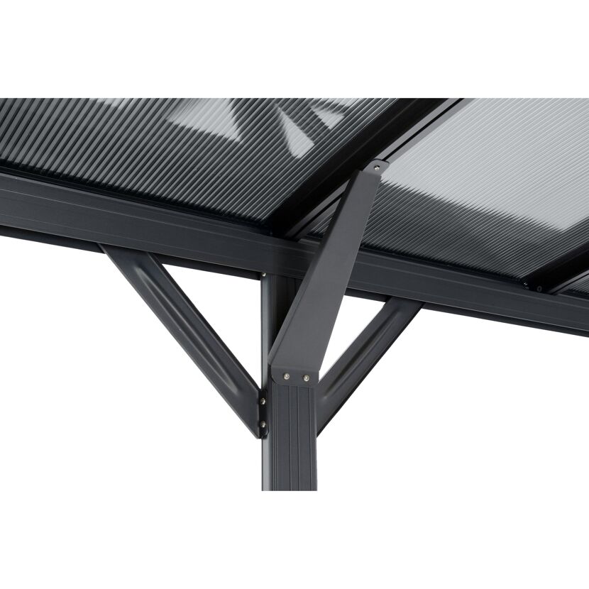 Carport anthrazit 300 x 505 x 219 cm