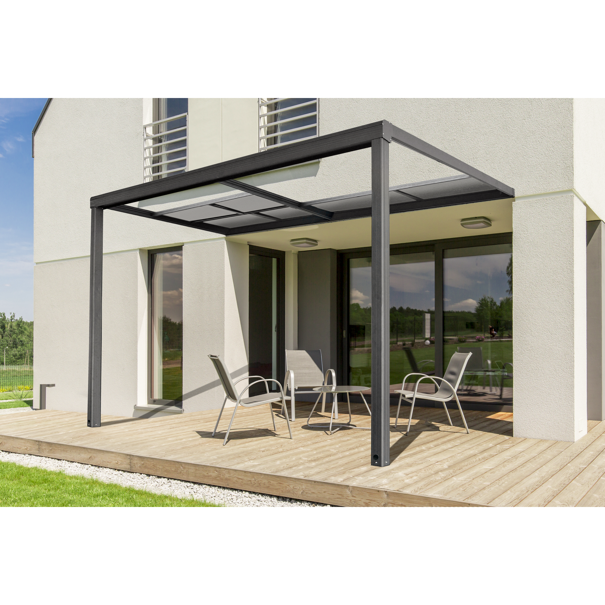 Terrassenüberdachung 'Air 1' 390 x 299 cm