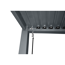 Pergola mit Schrägdach anthrazit 400 x 253 x 310 cm
