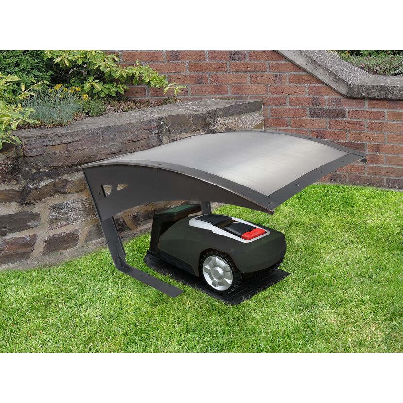 Mähroboter-Garage 'M-Line' schwarz 80 x 56 x 106 cm