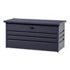 Gartenbox Stahlblech anthrazit 132 x 62 x 62 cm