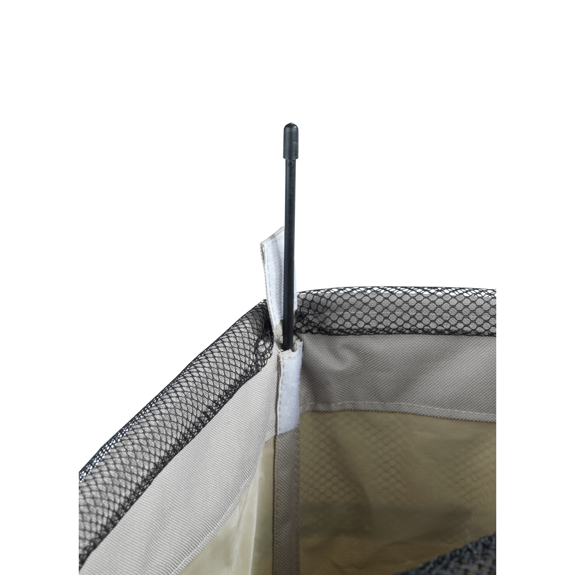 Wäschesammler 'Corno' Polyester taupe 18,5 x 60 x 40 cm