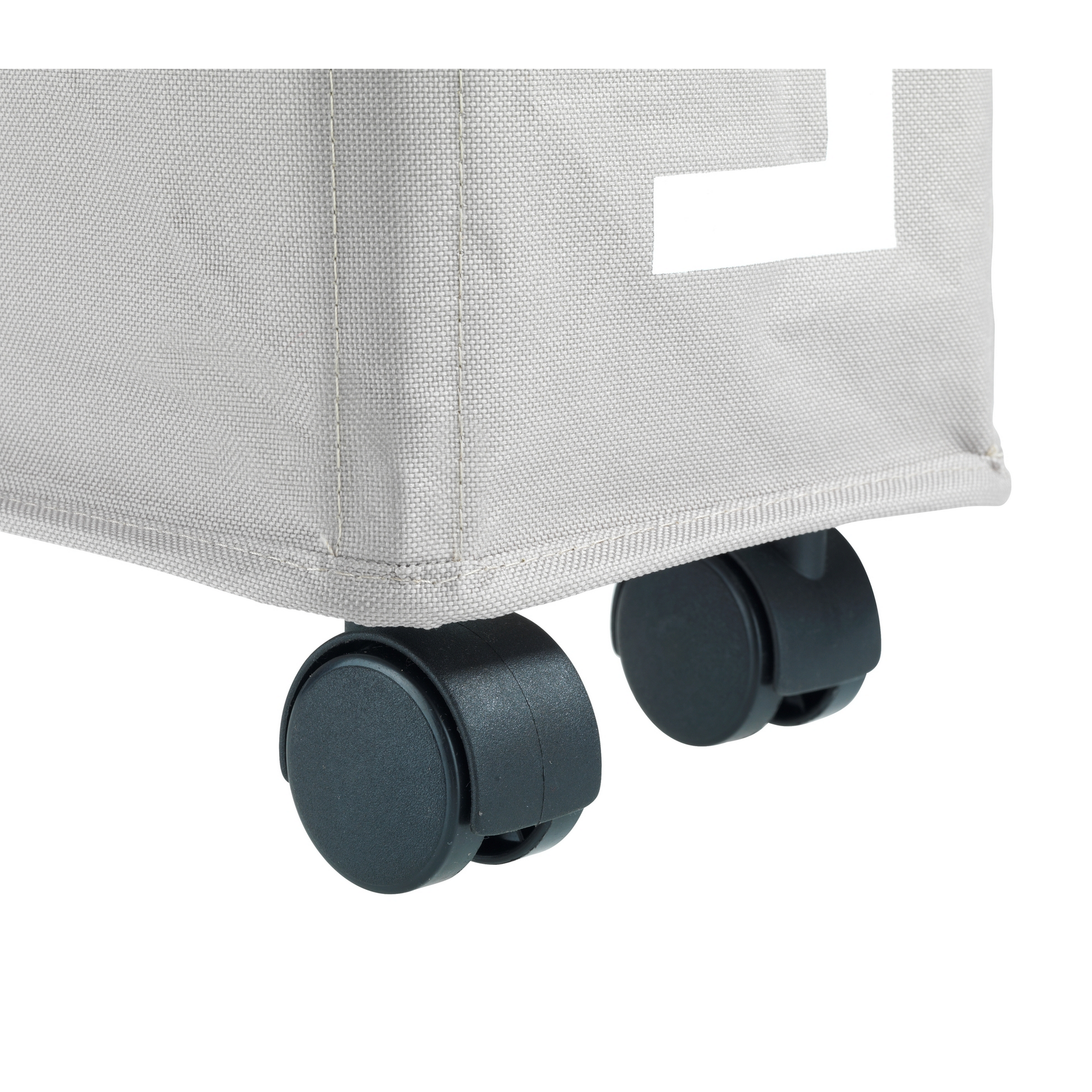 Wäschesammler 'Corno' Polyester taupe 18,5 x 60 x 40 cm