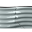 Hochbeet 'Welle' anthrazit 240 x 82 x 160 cm