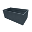 Hochbeet 'Twin-Wall' anthrazit 180 x 76 x 90 cm