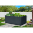 Hochbeet 'Twin-Wall' anthrazit 180 x 76 x 90 cm