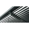 Pergola mit Flachdach anthrazit 300 x 250 x 300 cm