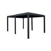 Pergola mit Flachdach anthrazit 400 x 250 x 300 cm