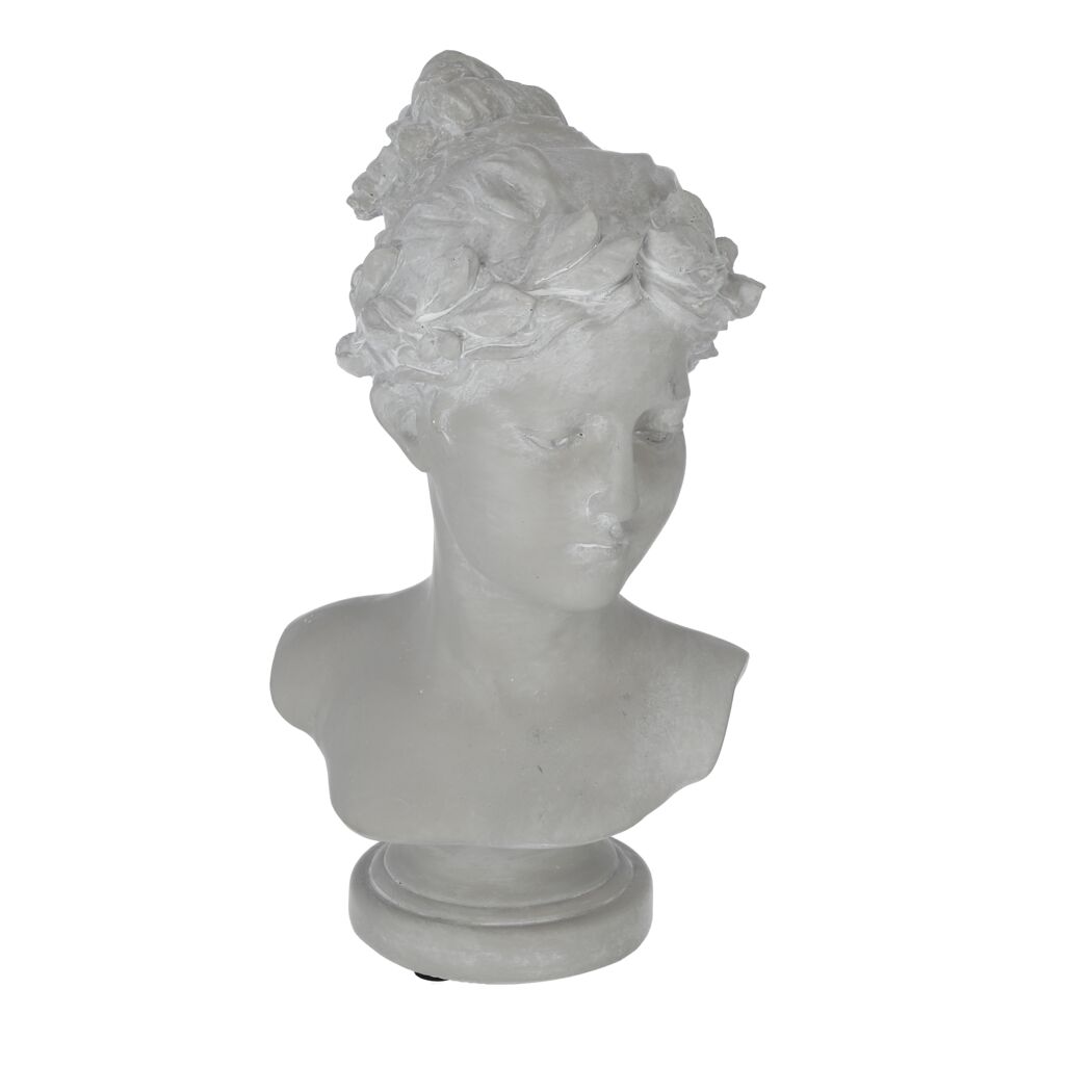 Deko-Büste grau 28,5 cm