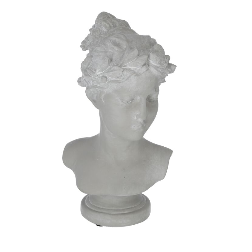 Deko-Büste grau 28,5 cm