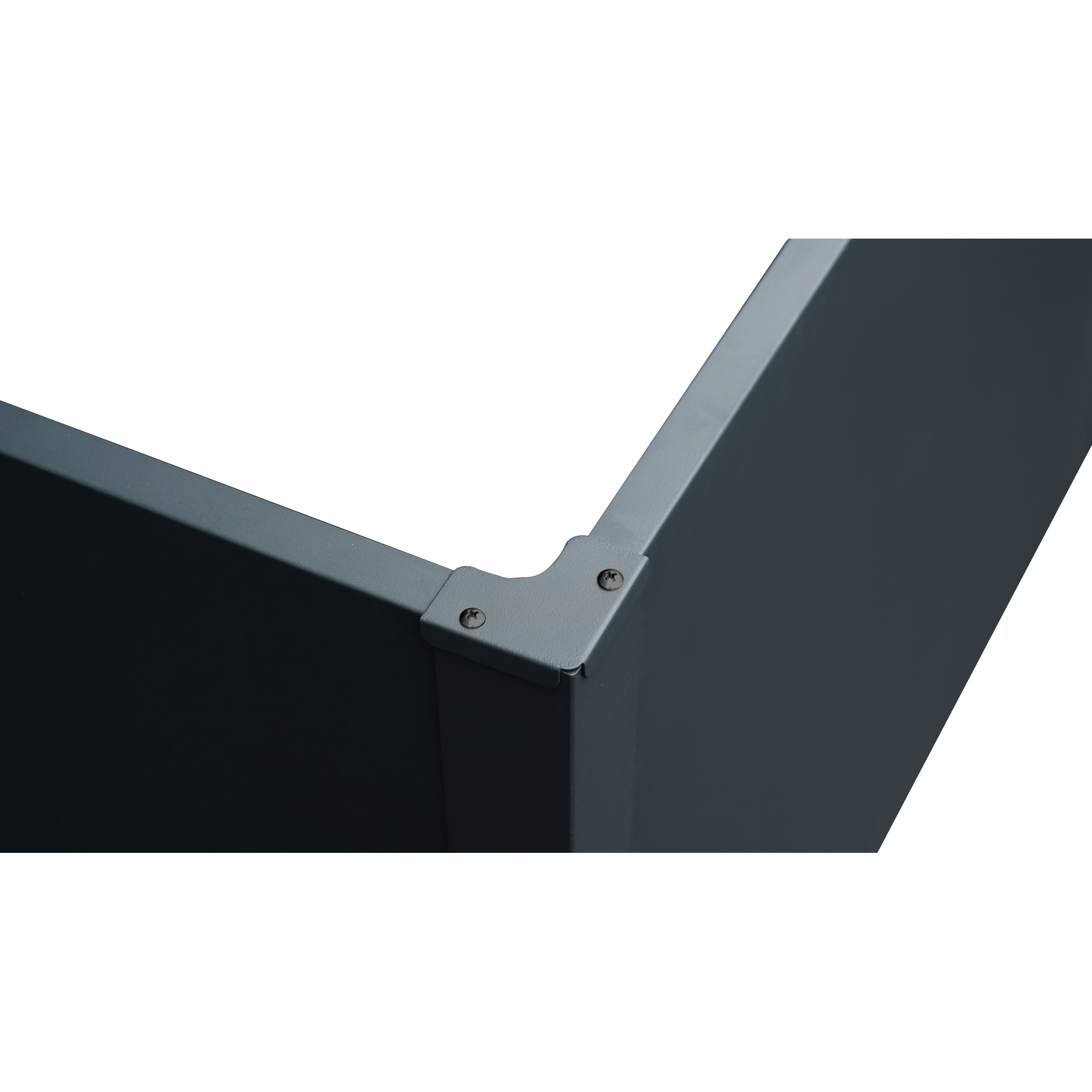 Hochbeet 'Twin-Wall' anthrazit 200 x 76 x 100 cm