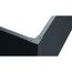 Hochbeet 'Twin-Wall' anthrazit 200 x 76 x 100 cm