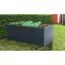 Hochbeet 'Twin-Wall' anthrazit 200 x 76 x 100 cm