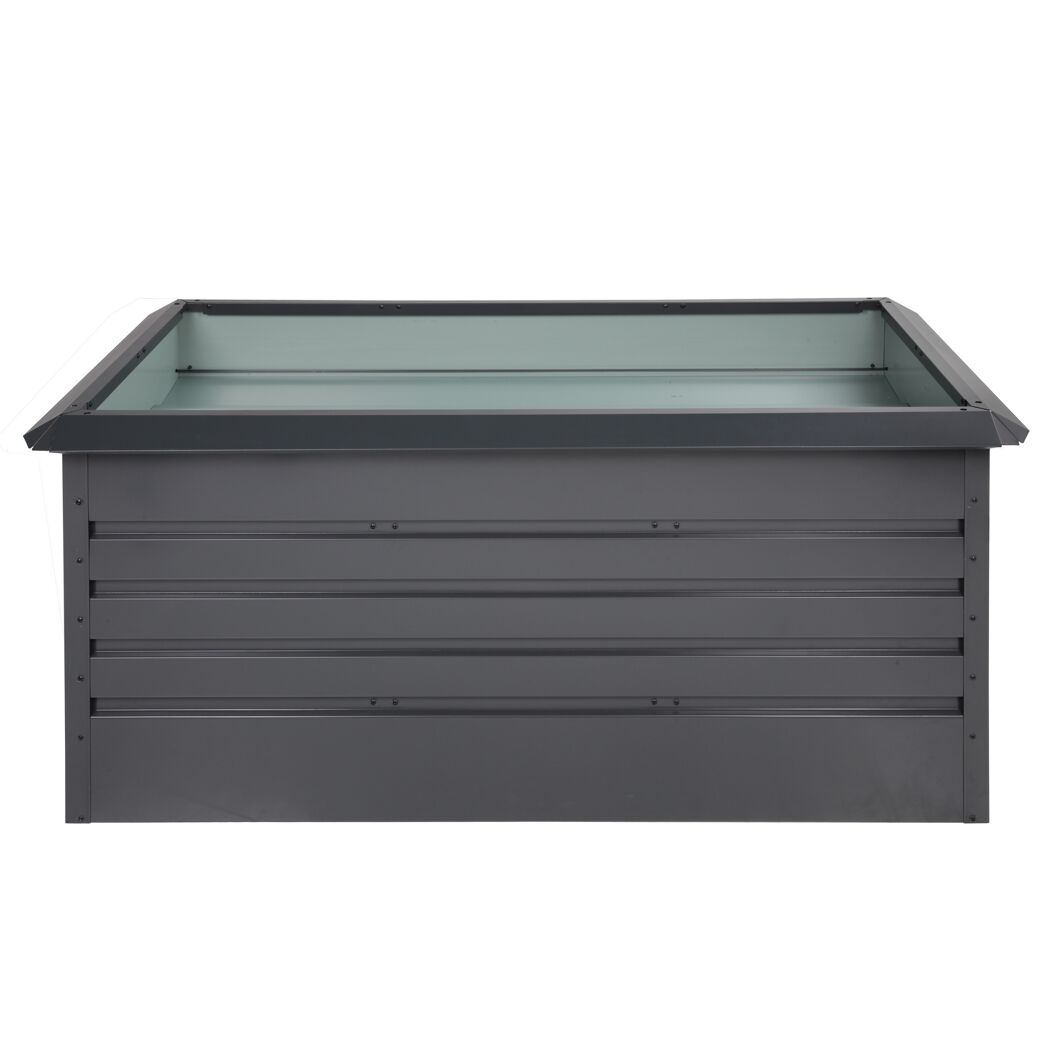 Hochbeet anthrazit 162 x 70 x 82 cm
