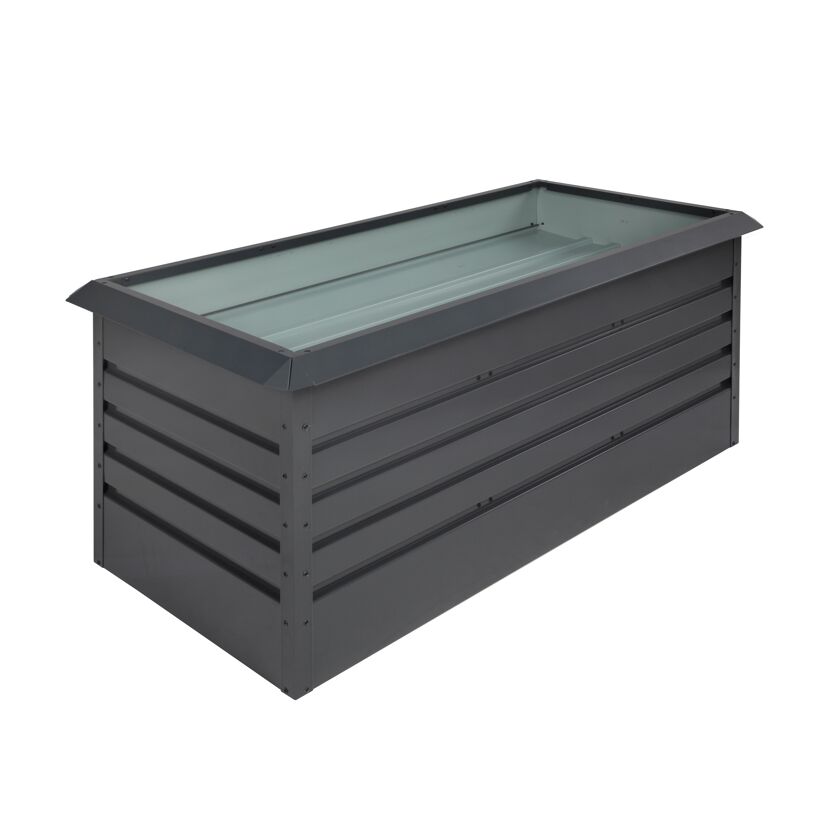 Hochbeet anthrazit 162 x 70 x 82 cm