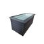 Hochbeet anthrazit 162 x 70 x 82 cm