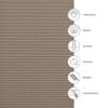 Plissee 'Concept' taupe 40 x 130 cm