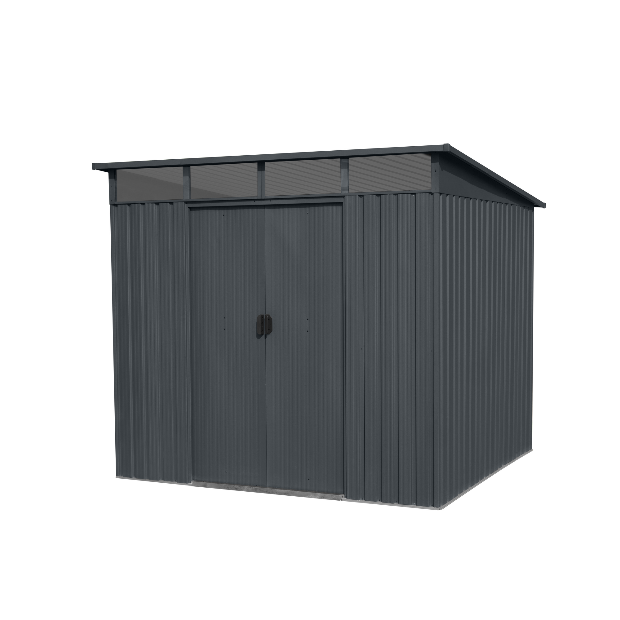Gerätehaus 'Lightline' anthrazit 239 x 194 x 202 cm