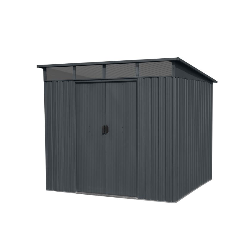 Gerätehaus 'Lightline' anthrazit 239 x 194 x 202 cm