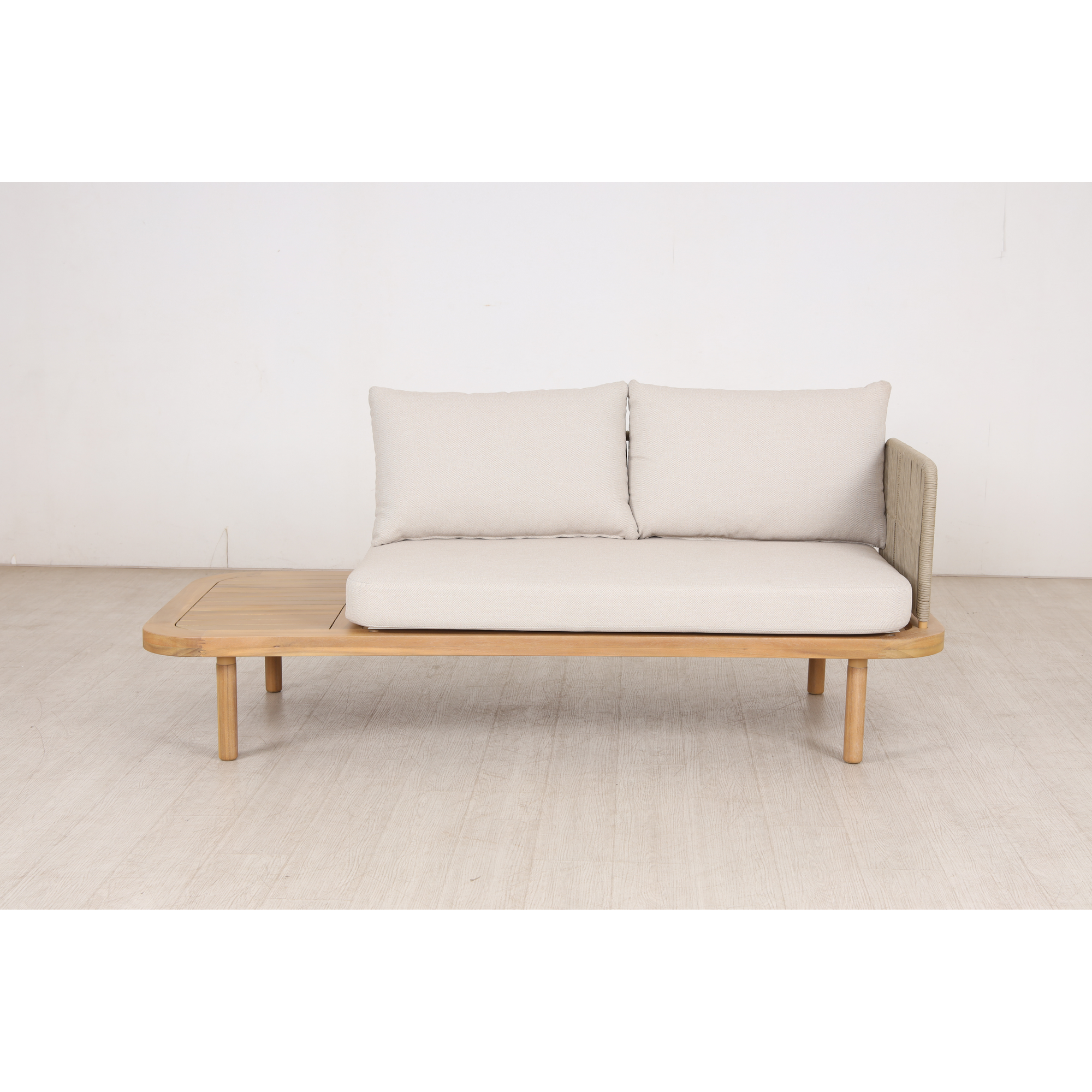 Gartenbank 'Eloise' 2-Sitzer Stahl braun 180 x 80 x 68 cm