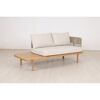 Gartenbank 'Eloise' 2-Sitzer Stahl braun 180 x 80 x 68 cm
