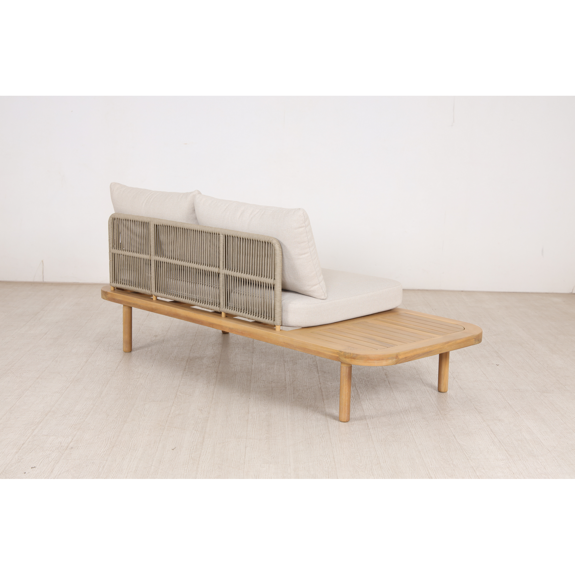 Gartenbank 'Eloise' 2-Sitzer Stahl braun 180 x 80 x 68 cm